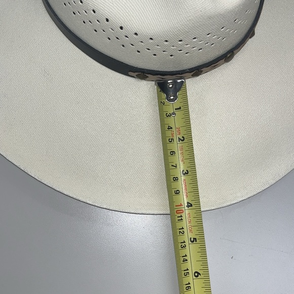 Rodeo Cowgirl or cowboy western stiff hat made in Mexico / preowned size medium - Picture 12 of 15